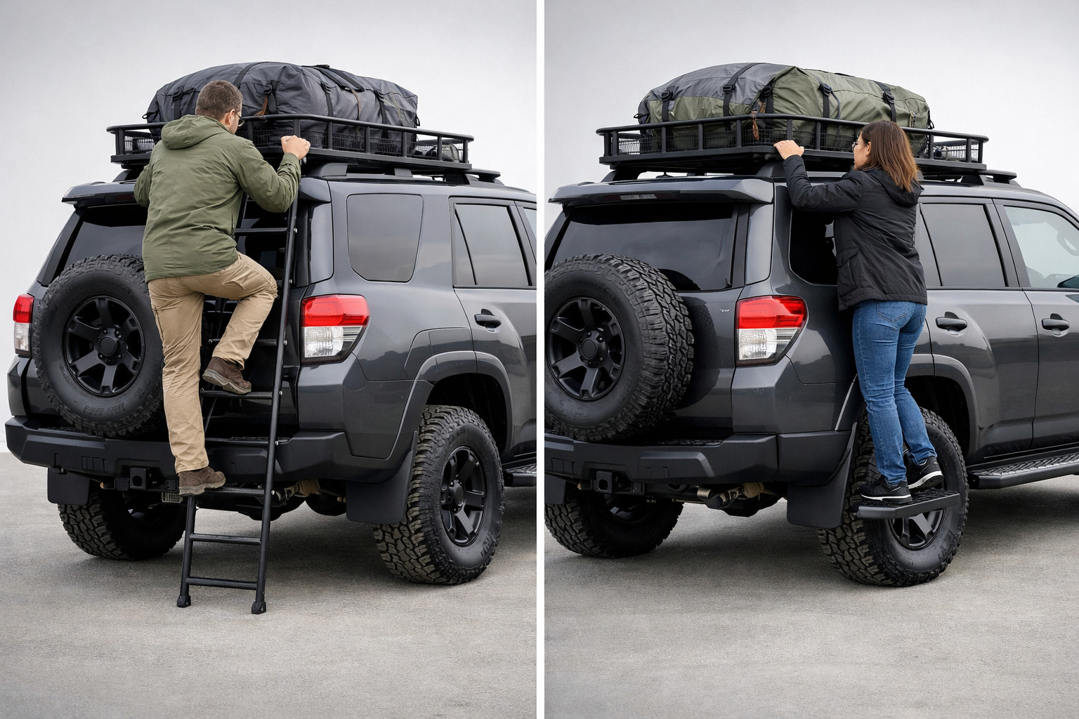 SUV-ladder of side steps: wat kies je voor toegang tot dakbagage