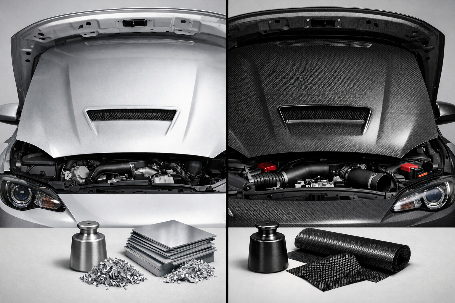 Aluminium of carbon motorkap: wat loont voor vervanging en tuning?