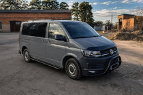Volkswagen T5 Caravelle 2004–2010 Side steps Premium Black (2 stuks, RVS) foto 2