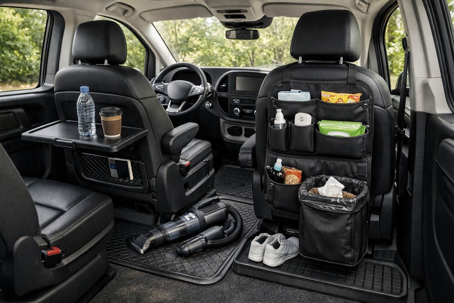 Basisupgrade voor Mercedes Vito/V-Class W447: schone cabine in passagiersmodus