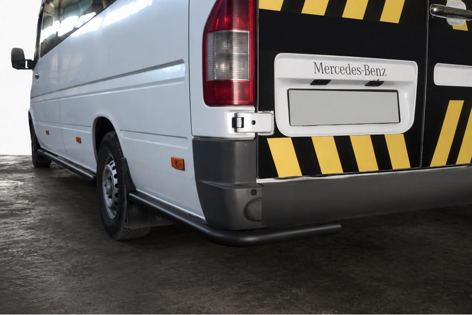 Volkswagen LT 1995–2006 AK-SO Black achterhoekstukken (RVS) Image