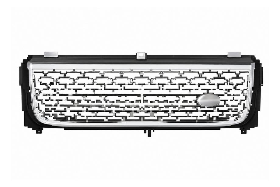 Range Rover III L322 2002–2012 Zilveren radiateurgrille (2002-2004) Image