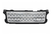 Range Rover III L322 2002–2012 Zilveren radiateurgrille (facelift 2010→2013) foto 1