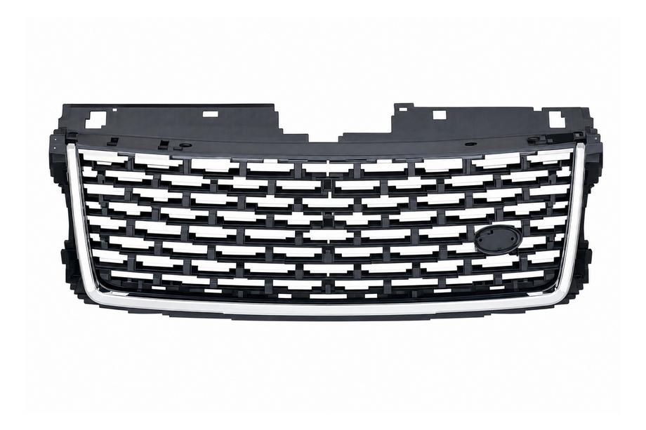 Range Rover IV L405 2013–2021 SVO radiateurgrille zwart met zilveren strepen (2013) Image