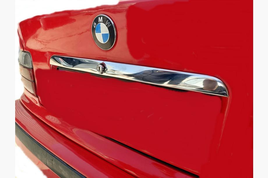 BMW 3 Serie E36 1990–2000 Chromen strip boven kenteken (RVS) Kunststof Image