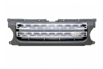 Land Rover Discovery III 2004–2009 Radiateurgrille – grijs frame / zilverkleurig gaas foto 1