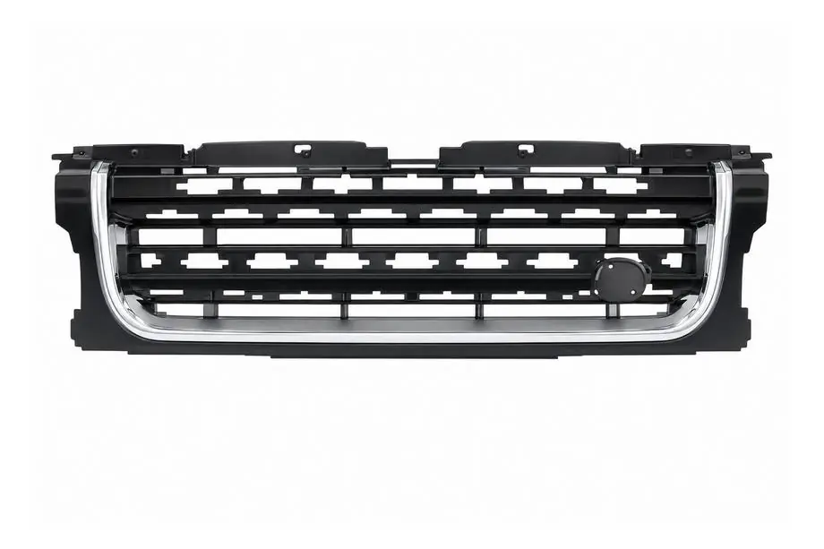 Land Rover Discovery III 2004–2009 Radiateurgrille volledig zwart / zilverkleurige sierstrip (2014) Image