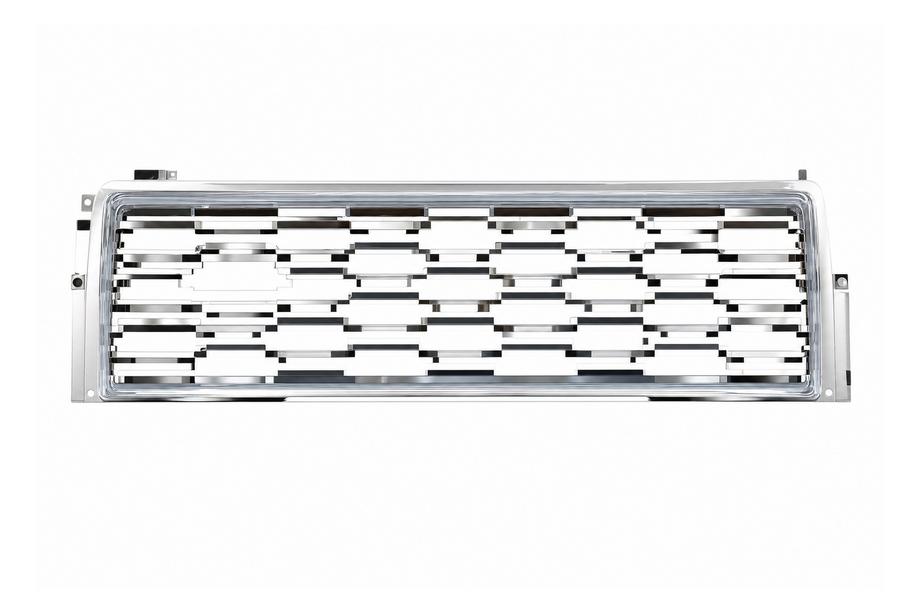 Land Rover Freelander II 2006–2014 Zilverkleurige tuning radiateurgrille (2010) Image