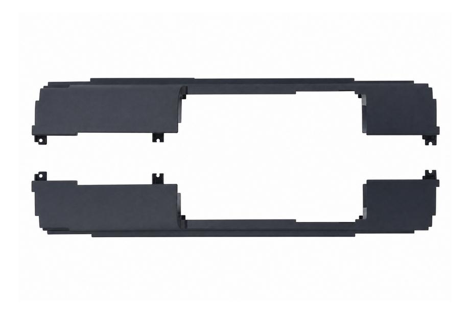Land Rover Defender 2019– Afdekkap sleepoog achterbumper met opening voor elektrische trekhaak, glanzend zwart Foto 1
