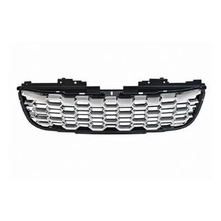 Radiateurgrille – zwart frame / zilverkleurig mesh (2024)