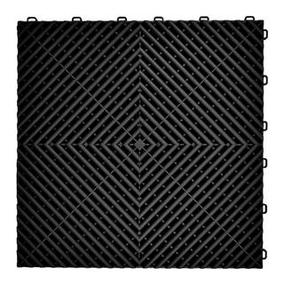 Modulaire tegel P/P (40x40x1,8 cm, zwart)