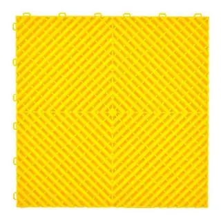 Modulaire tegel P/P (40×40×1,8 cm, geel)