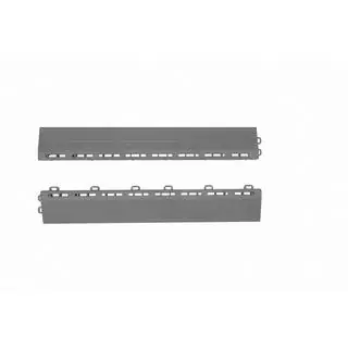 Montagerail voor grillelement P/P (40x6x1.8 cm, grijs)