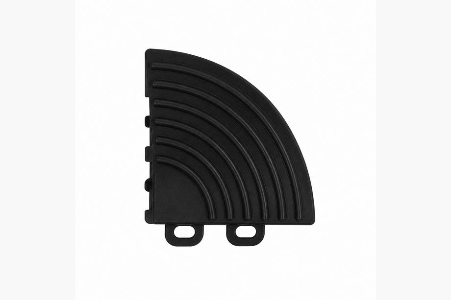 Hoekelement voor modulaire grille-tegel P/P (6×6×1.8 cm, zwart) Foto 1