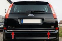 Ford C-Max 2004–2010 RVS kofferbakrand foto 1