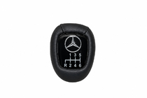 Mercedes E-class W124 1984–1997 Schakelknop V3 (6-versnellingen, leer) foto 2