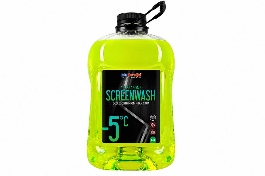 All-season ruitensproeiervloeistof 4 L citroen Ekokemika Black Line All Seasons SCREENWASH -5 °C Sonax Foto 1