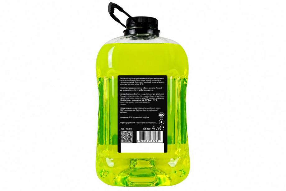 All-season ruitensproeiervloeistof 4 L citroen Ekokemika Black Line All Seasons SCREENWASH -5 °C Sonax Foto 2