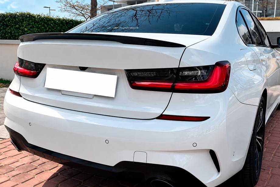 BMW 3 Serie G20/G21 2018– DPT M-Style spoiler (voor G20/G80, hoogglans zwart) Image