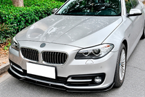 BMW 5 Serie F10/F11 2010–2016 Voorlip spoiler DPT (Base, F10, 2014-2017, hoogglans zwart) foto 1