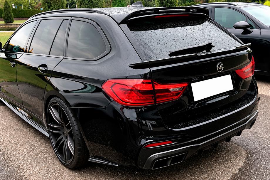 BMW 5 Serie G30/G31 2017–2023 DPT spoiler (voor G31, hoogglans zwart) Image