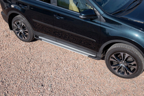 Toyota Rav 4 2013–2018 OEM V4 Silver side steps (2016-2018, 2 stuks, aluminium) foto 1