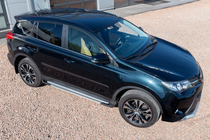 Toyota Rav 4 2013–2018 OEM V4 Silver side steps (2016-2018, 2 stuks, aluminium) foto 2