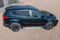 Toyota Rav 4 2013–2018 OEM V4 Silver side steps (2016-2018, 2 stuks, aluminium) foto 4