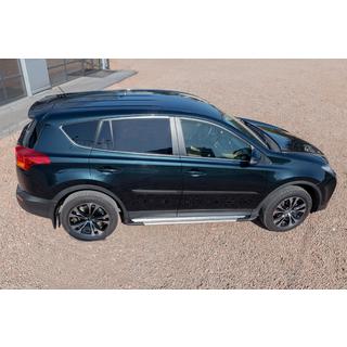OEM V4 Silver side steps (2016-2018, 2 stuks, aluminium) Toyota Rav 4 2013–2018 foto 4