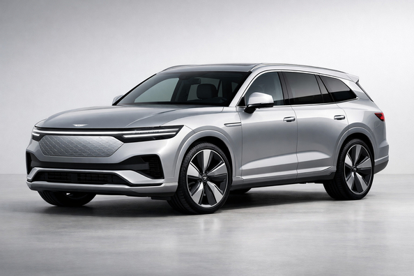 Nieuwe Genesis GV90 2027: test van elektrische rivaal van BMW X7 en Mercedes GLS Foto 1