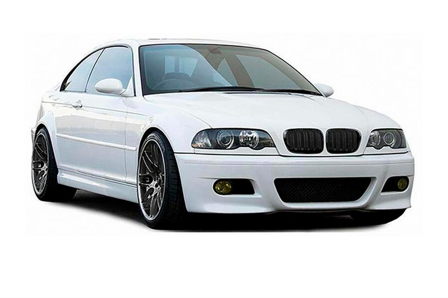 BMW 3 Serie E46 1998–2006 M-Look nierroosters DPT (voor Coupe 1998-2003, hoogglans zwart) Foto 1