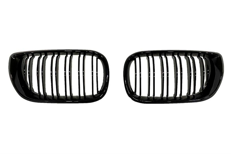 BMW 3 Serie E46 1998–2006 Niergrilles M-Look DPT (1997-2001, hoogglans zwart) Image