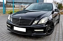 Mercedes E-klasse W212 2009–2016 DPT voorspoilerlip (voor E63 AMG, 2009-2012, hoogglans zwart) foto 1