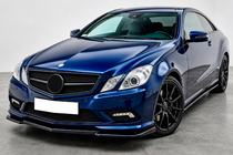 Mercedes E-Klasse Coupé C207 2010–2017 Front lip spoiler DPT (voor AMG Line, 2010-2012, hoogglans zwart) foto 1