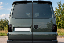 Volkswagen T5 Transporter 2003–2010 DPT spoiler (openslaande deuren, hoogglans zwart) foto 1