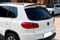 Volkswagen Tiguan 2007–2016 DPT spoiler (2011-2015, hoogglans zwart) foto 1