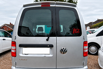 Volkswagen Caddy 2010–2015 Spoiler (2-deurs, hoogglans zwart) foto 1