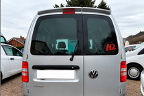 Volkswagen Caddy 2004–2010 Spoiler (2-deurs, hoogglans zwart) foto 1