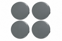 Grijze naafdoppen (64x62 mm, 4 stuks) foto 1
