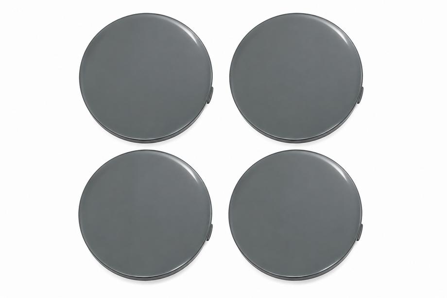 Grijze naafdoppen (64x62 mm, 4 stuks) Image