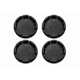 Zwarte naafdoppen / wielnaafkappen (56×52 mm, set van 4) foto 2