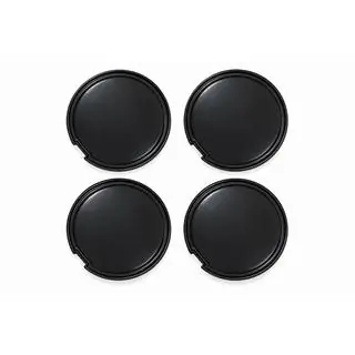 Zwarte naafdoppen / wielnaafkappen (56×52 mm, set van 4) foto 1