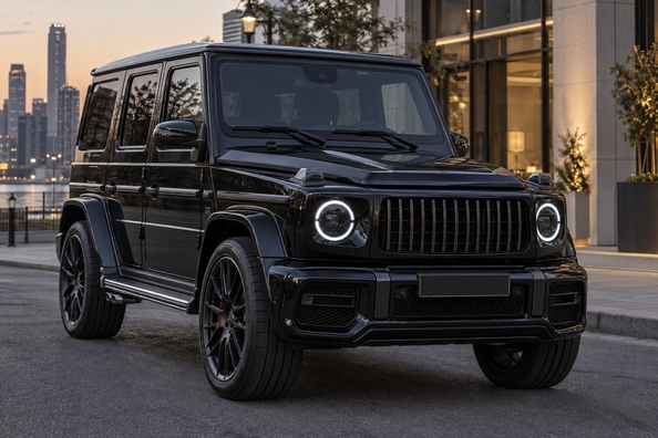Mercedes G-Class W463 in G63 2018+-stijl: wat past echt – bumpers, koplampen, spiegels Foto 2