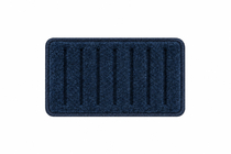 Velours hielpad (blauw) foto 3