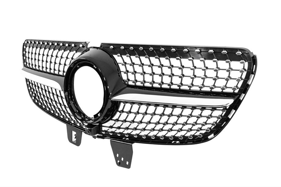 Mercedes Vito/V-klasse W447 2014– Voorgrille Diamond Black (2019-2023 voor V-class) Foto 2