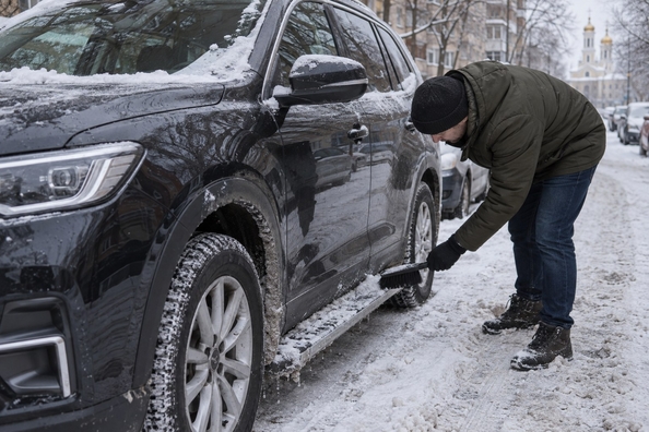 Side steps in de winter: ijs, sneeuw en strooizout – niet uitglijden en onderhoud