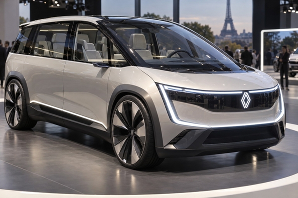 Renault E-Space Concept: elektrische MPV als eerbetoon aan Espace 1984 – getoond in Parijs Foto 2