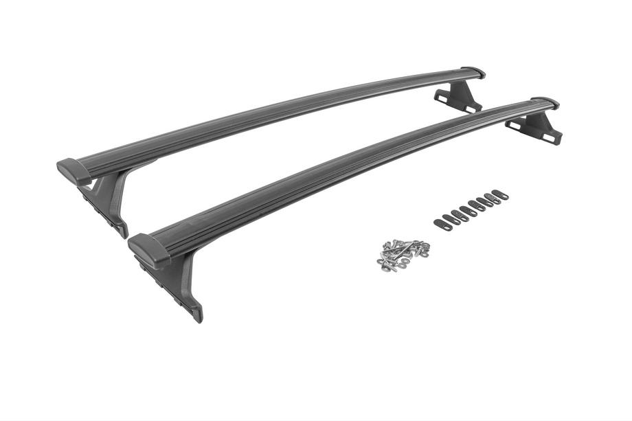 Dakdragers (dwarsbalken) zwart voor geïntegreerde dakrails OEM (aluminium) Foto 3