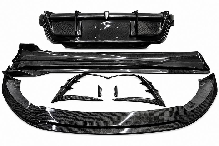 Tesla Model Y 2020– Bodykit-set Carbon Aerokit (voor 2025+) Foto 3