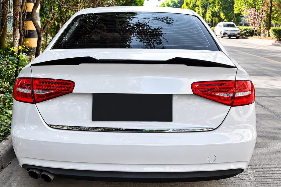 Audi A4 B8 2007–2015 M4-stijl spoiler (voor SD 2011-2015, hoogglans zwart) Foto 1